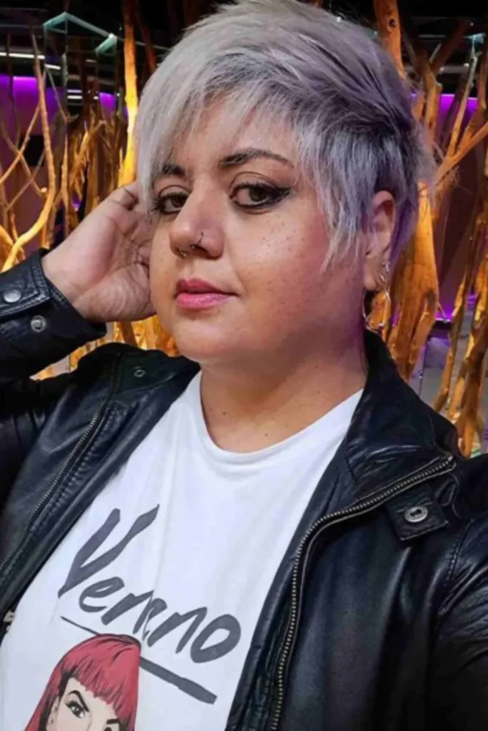 Androgynous Short Hair with Thin Bangs