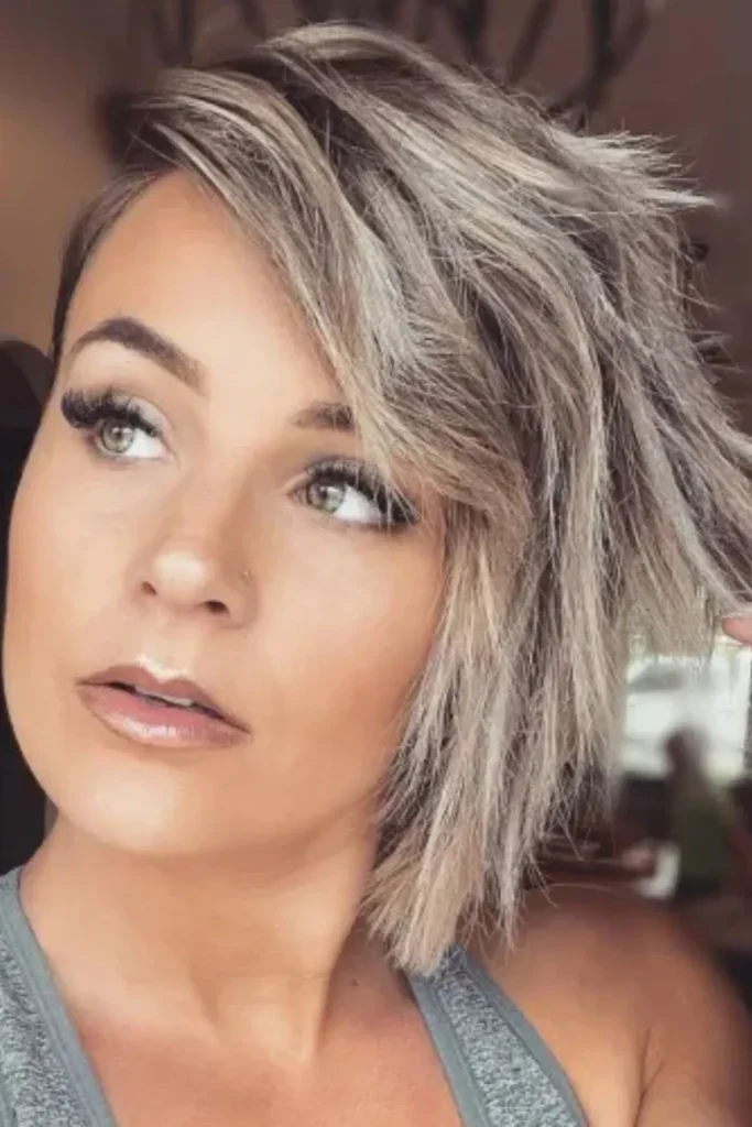 Ash Blonde with Highlights and Lowlights