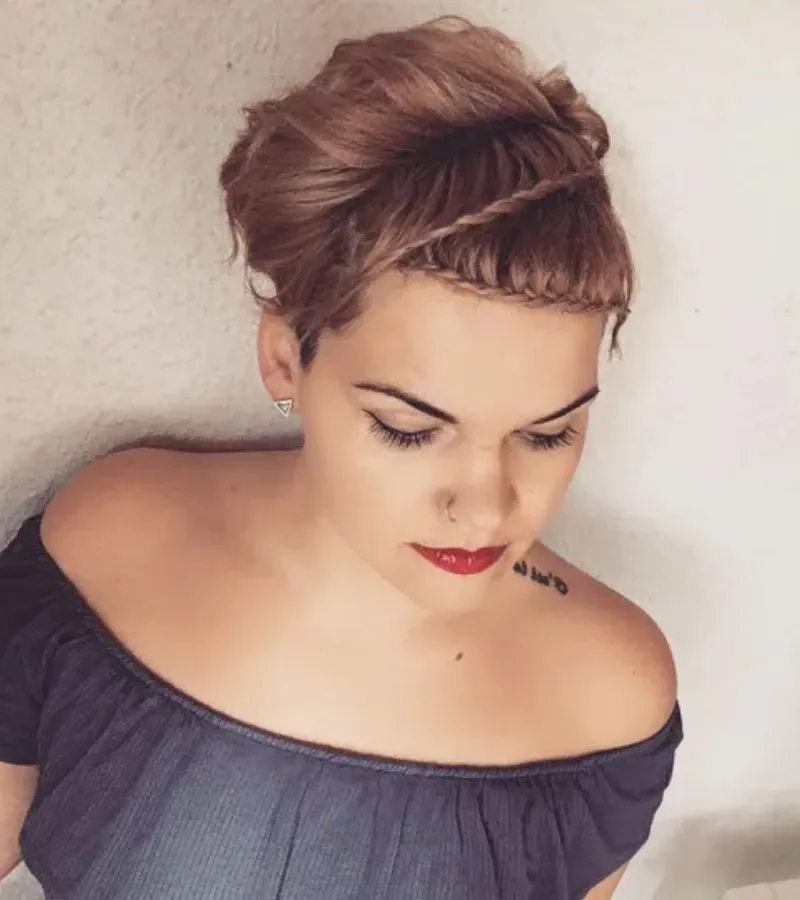 Asymmetrical Criss-Cross Braids