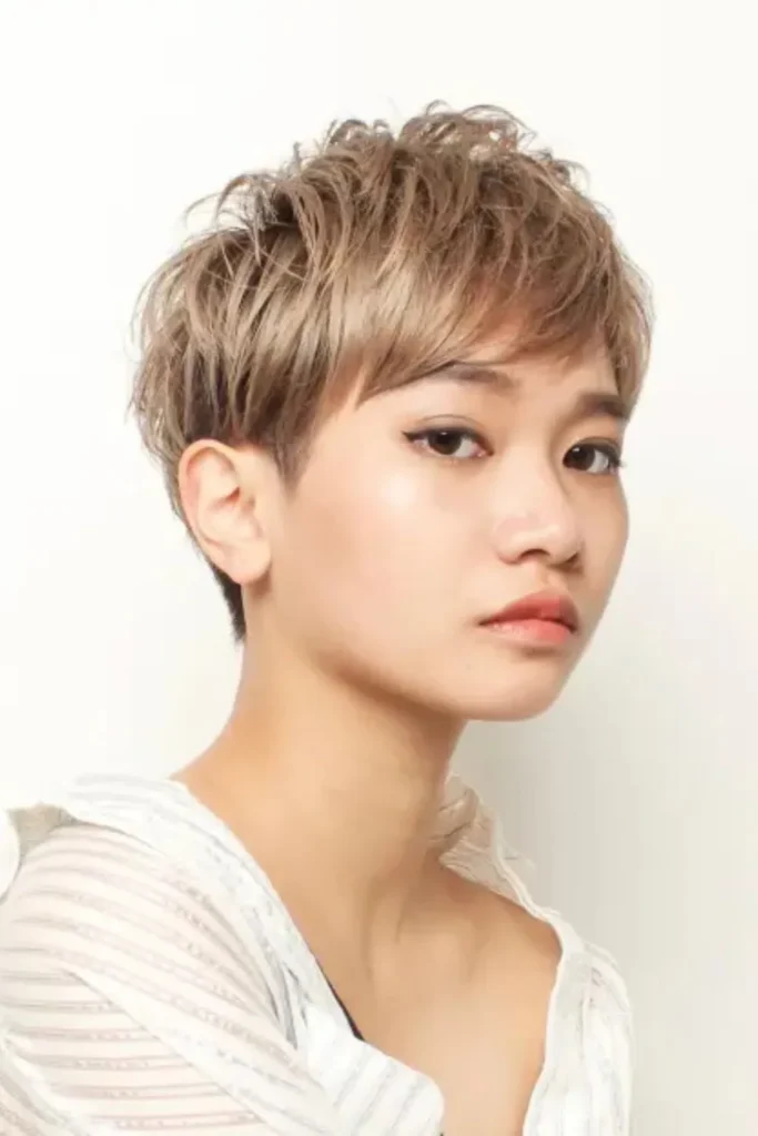 Berry Blonde Pixie