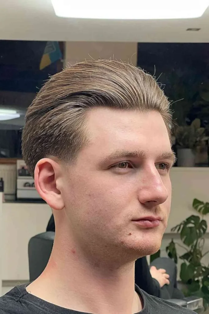 Brushed Back Style with Taper Fade