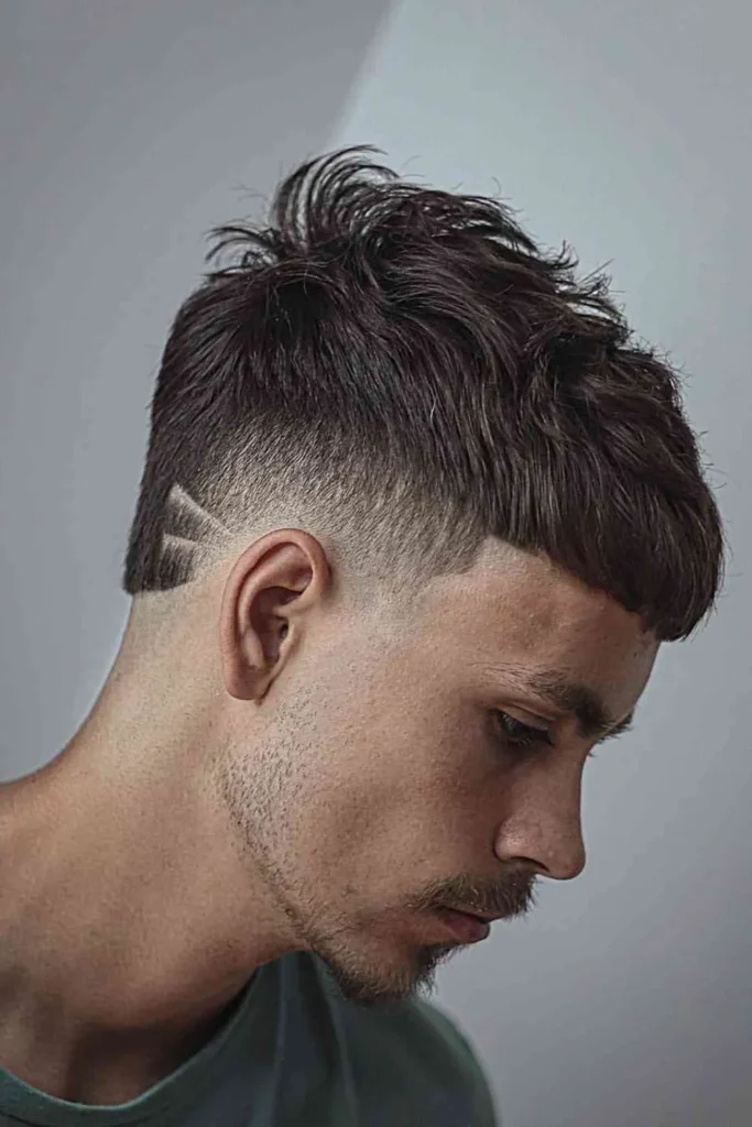 Burst Fade on French Textured Cut