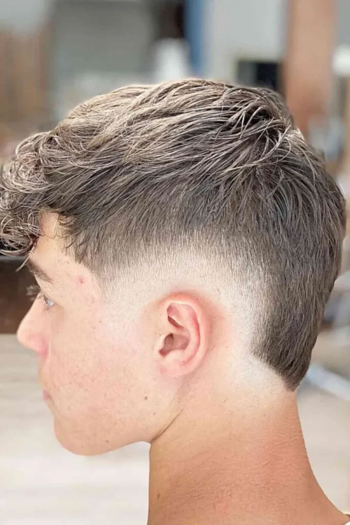 Burst Taper Haircut with Fringe