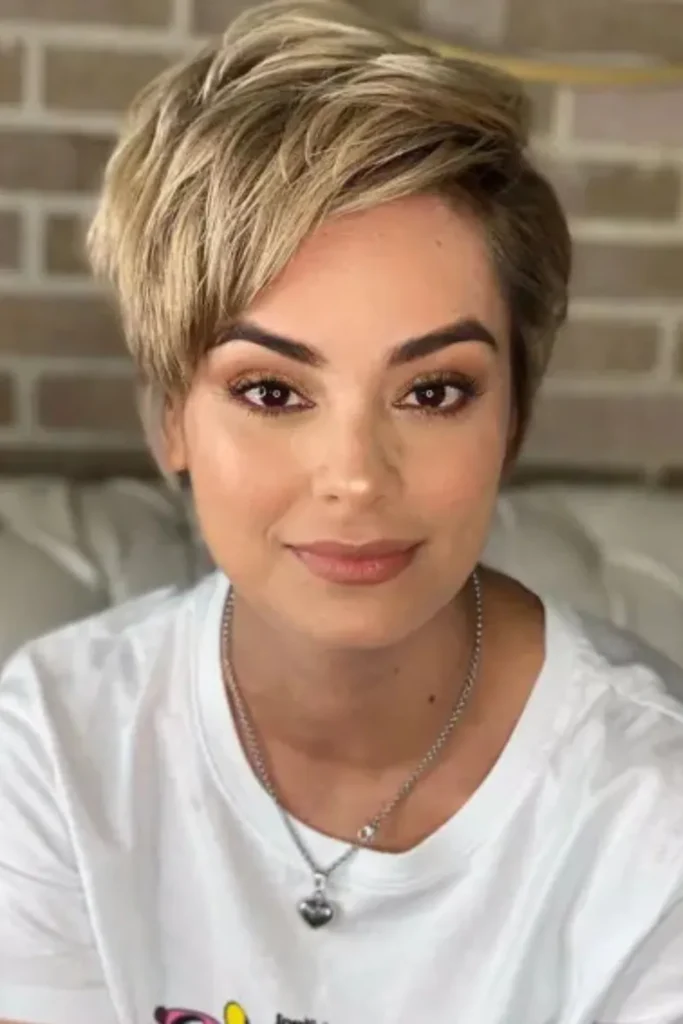 Charming Side Swept Pixie Bob