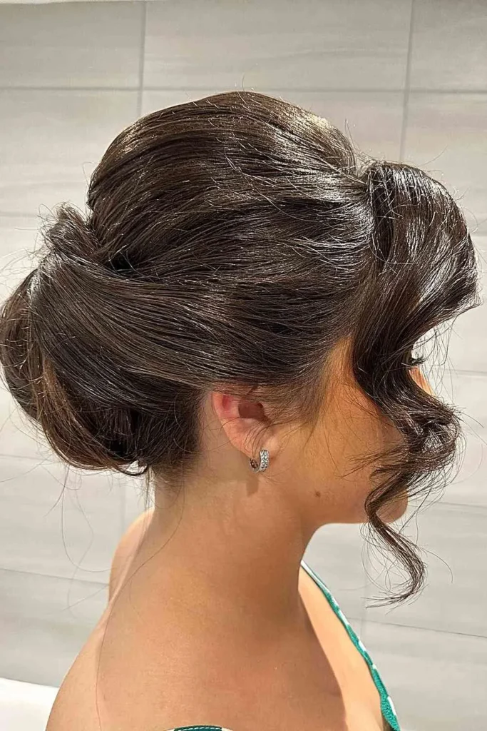 Classic Chignon with Face Frame
