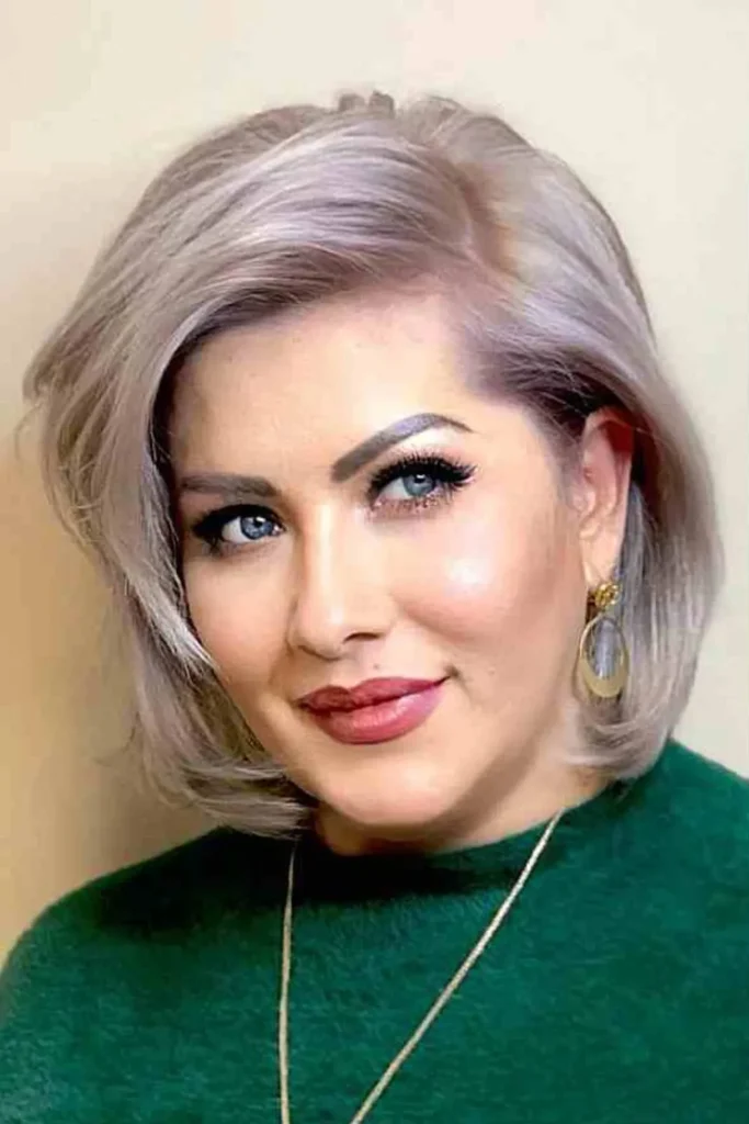 Deep Side Part and Blowout Style for Fine Hair
