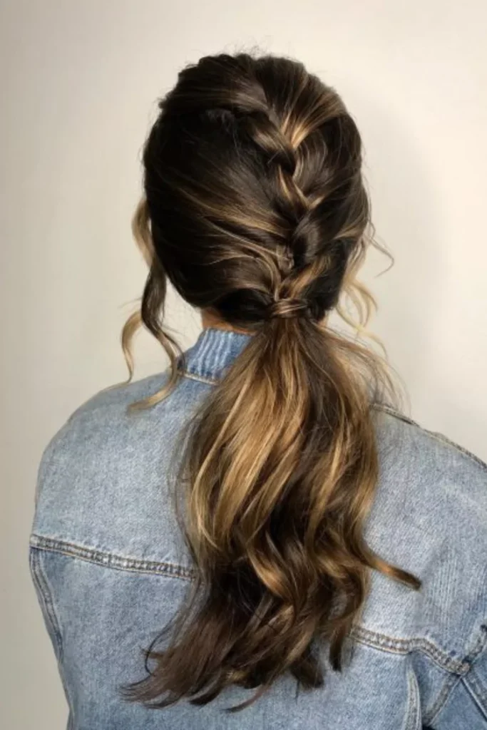 French Braid Ponytail