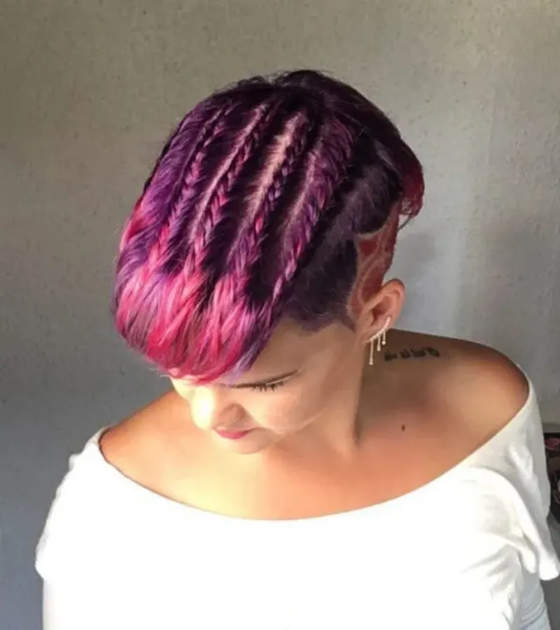 French Braids from Back to Front