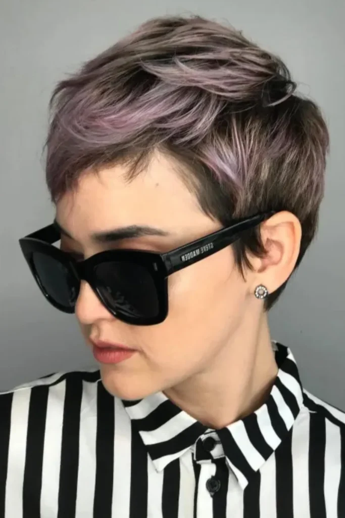 Frosted Pixie Cut