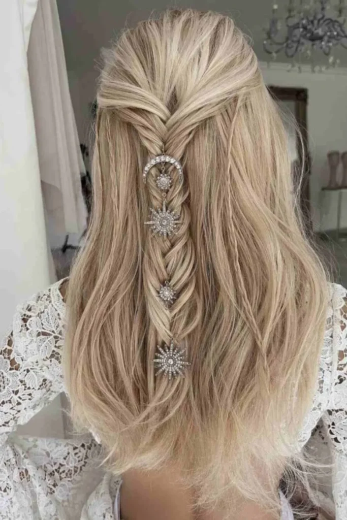Gorgeous Creamy Blonde Boho Style