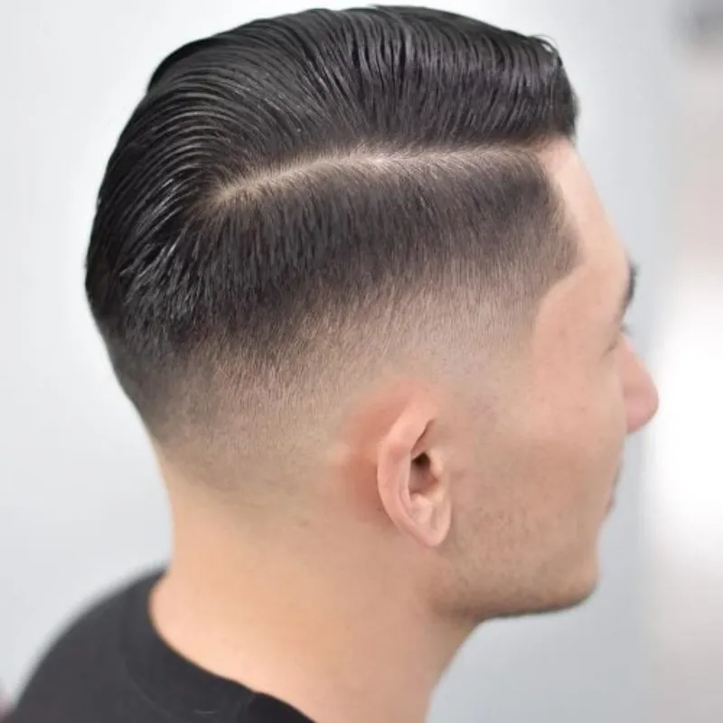Low Skin Fade + Comb Over