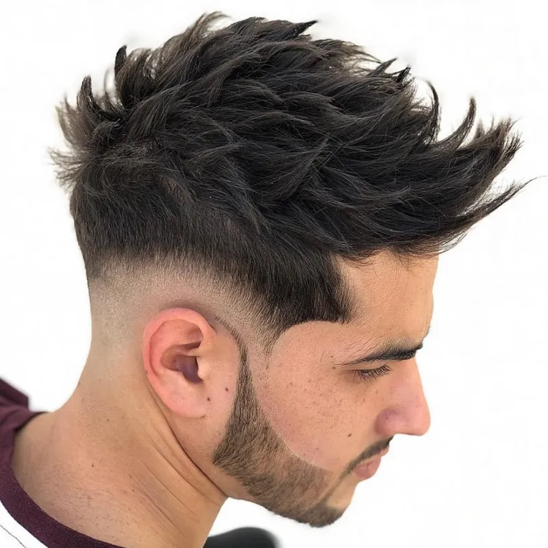Low Skin Fade with Quiff