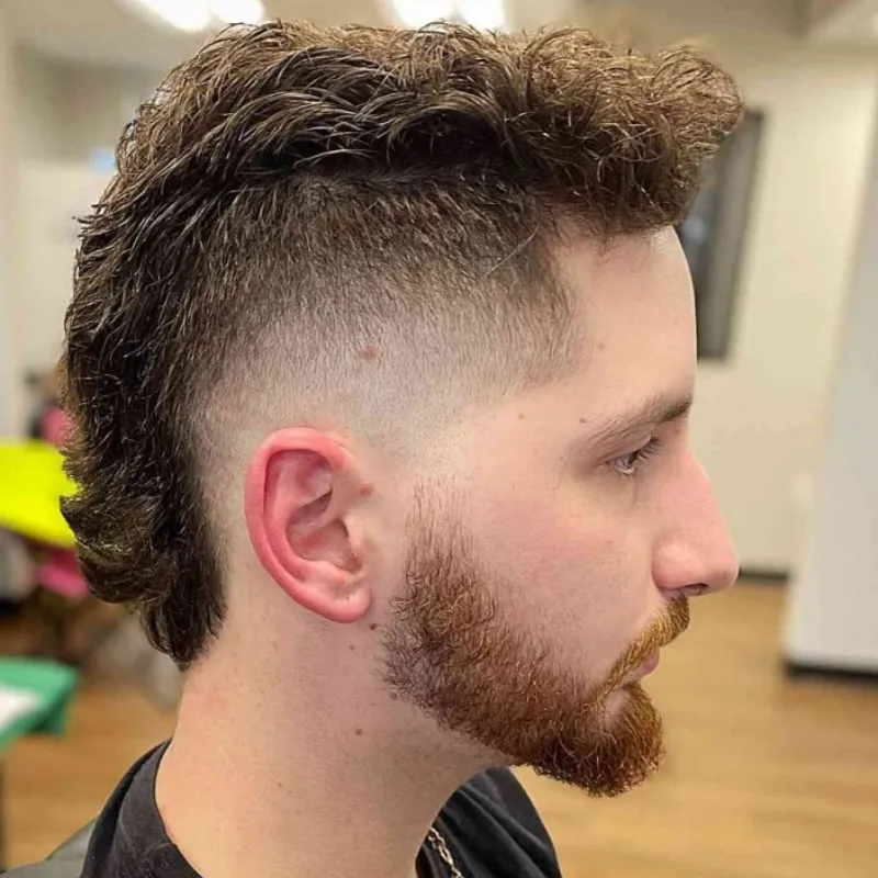 Mohawk Undercut Burst Fade