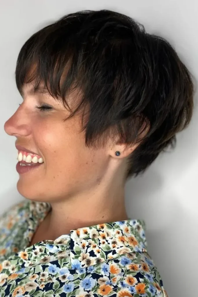 Pixie Cut With Full Wispy Bangs