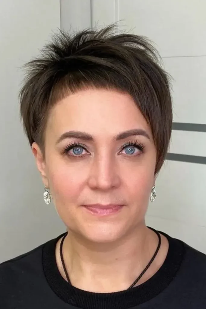 Pixie Cut With Short Bangs