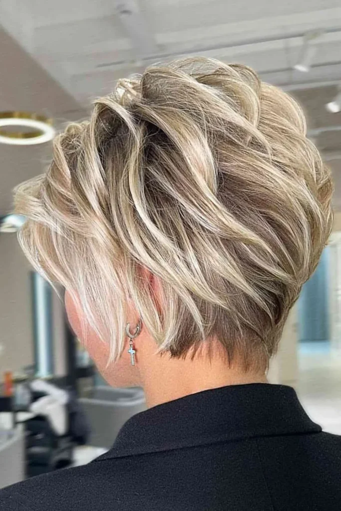 Pixie with Bold Highlights