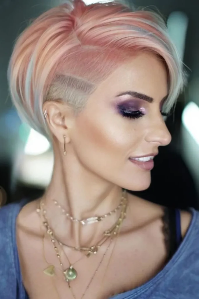 Pixie with Shaved Sides