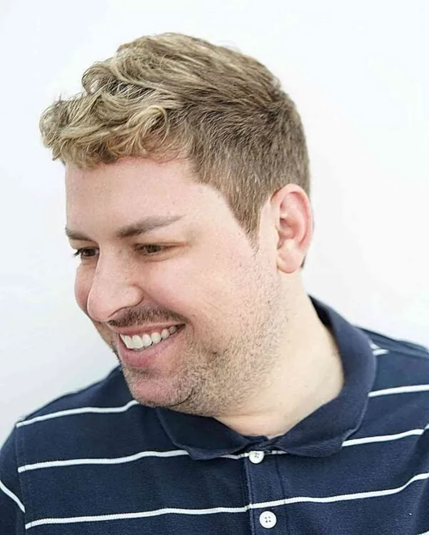 Short Crop Cut with Curled Top