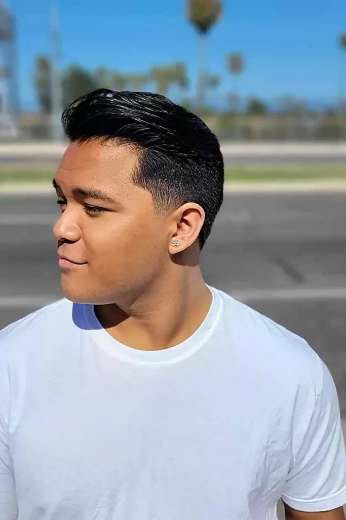 Short Tapered Sides with Volume on Top