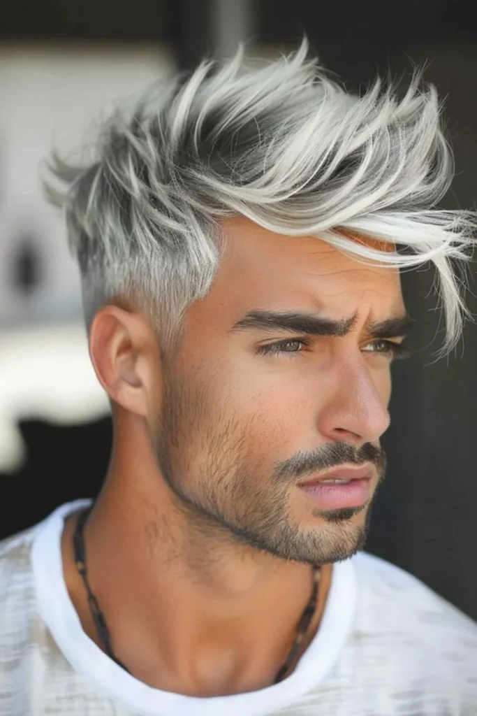 Silver Fox Quiff