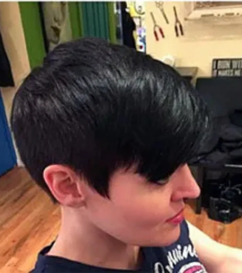 Sleek with Side Burns