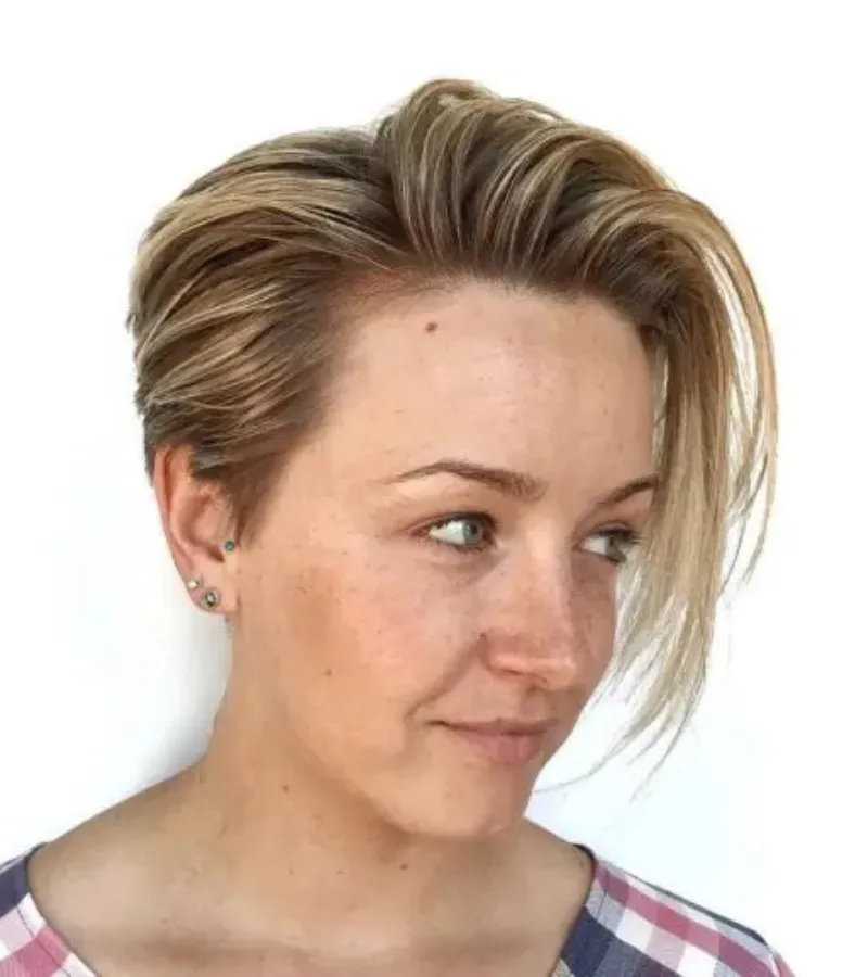 Slicked Back Pixie