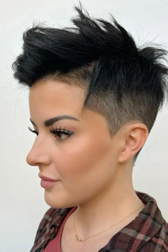 Spiky Pixie Cut With Undercut