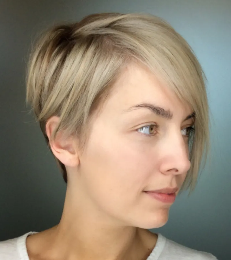 Straight Long Pixie