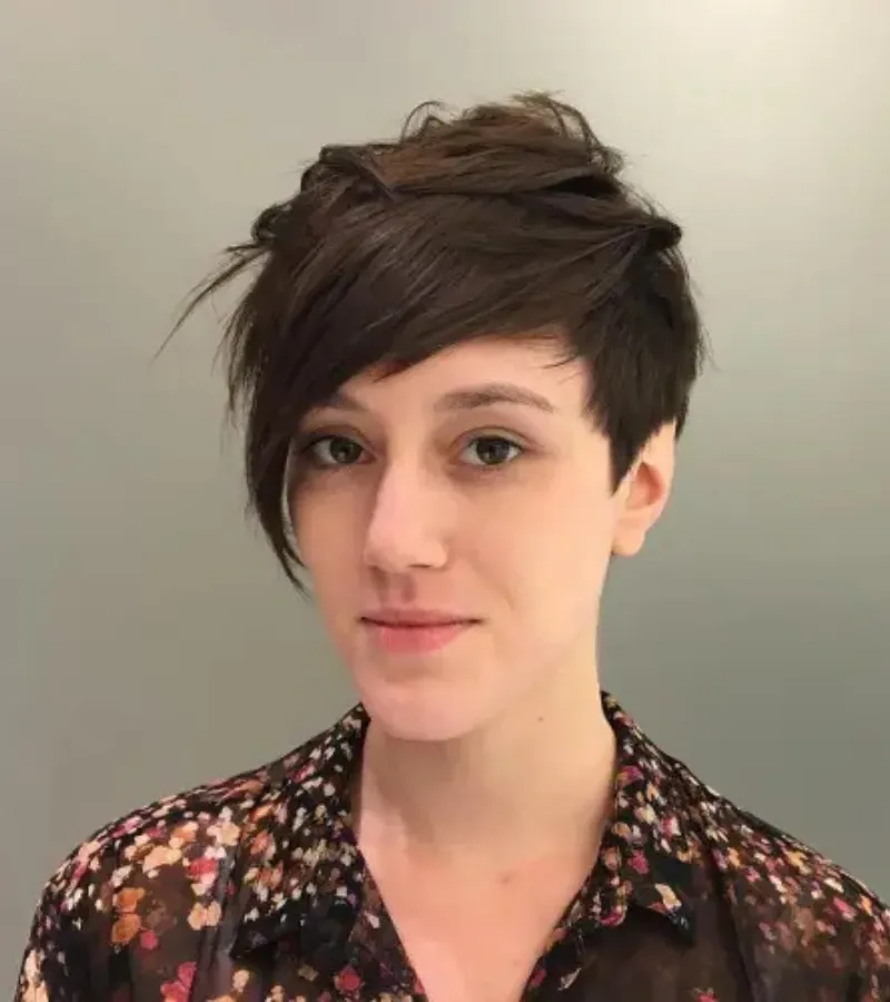Textured and Disheveled Pixie