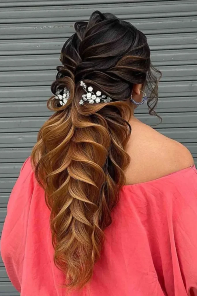 Uniquely Designed Ponytail