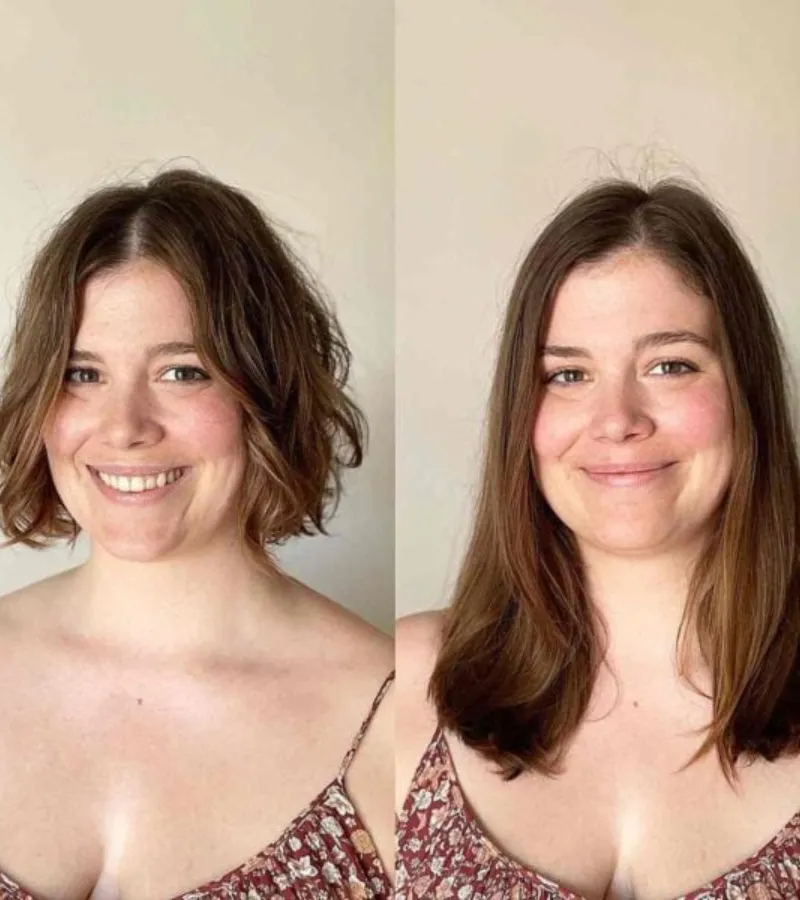 Wavy French Bob with Razored Layers