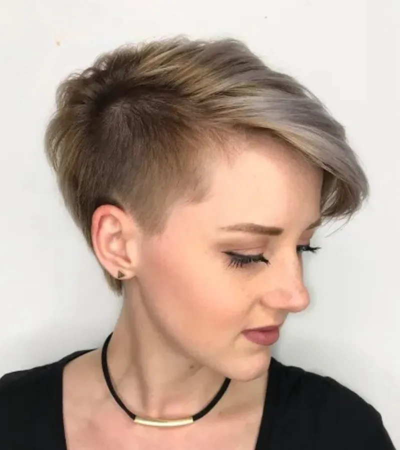 With Long Side Bangs