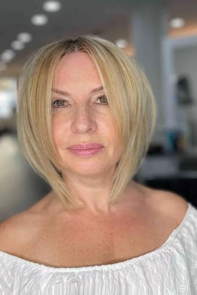 Blonde Face-Framing Bob Cut