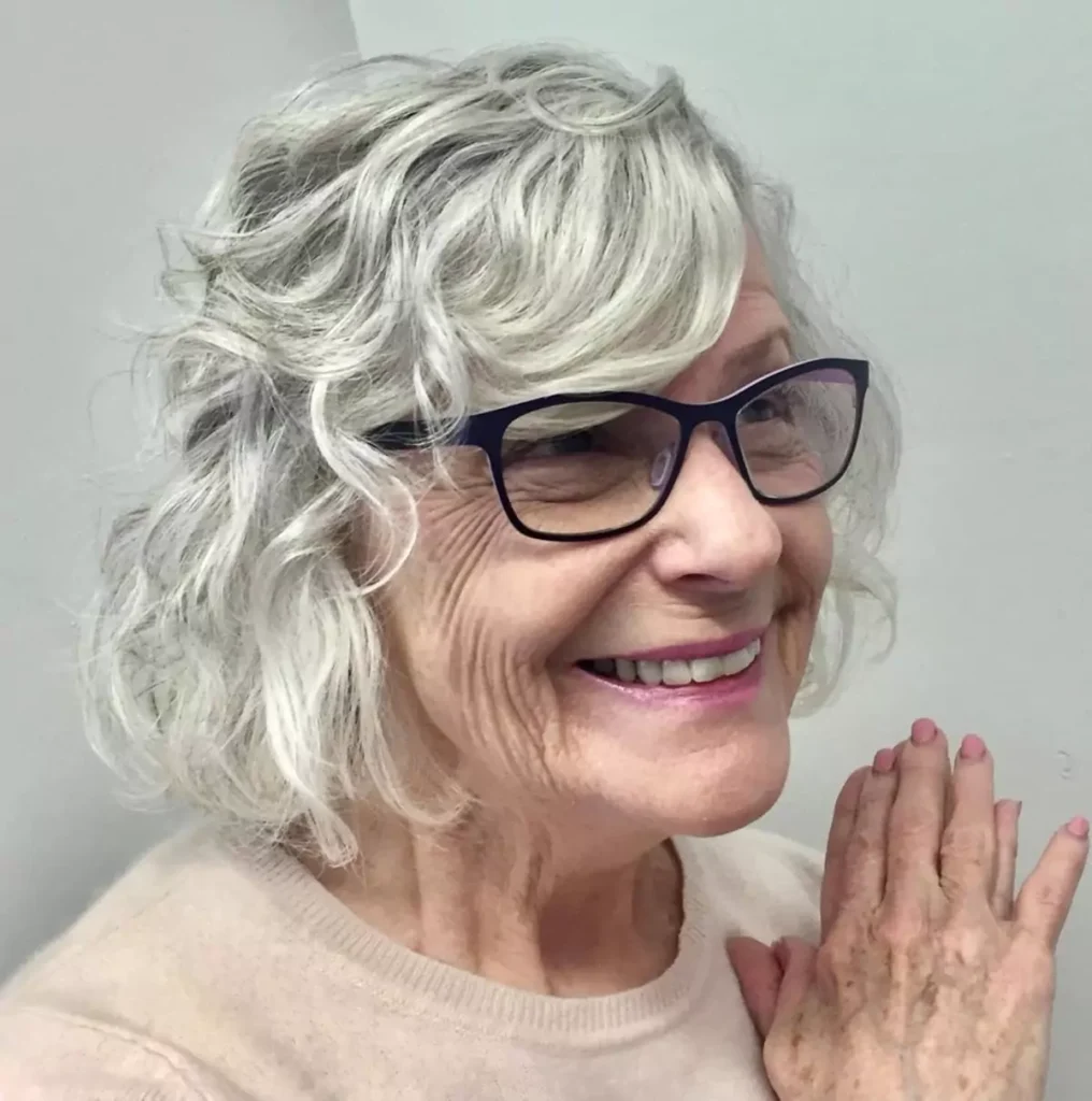 Easy Short Shag for Wavy Hair