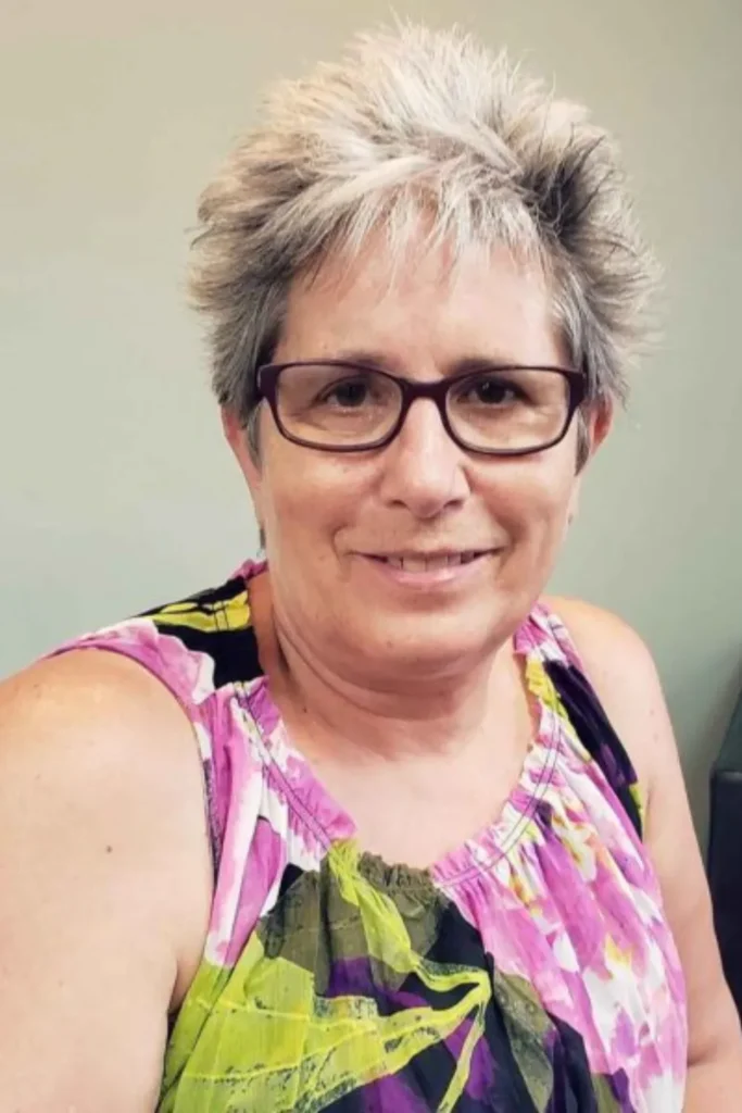 Grey Pixie with a Spiky Top