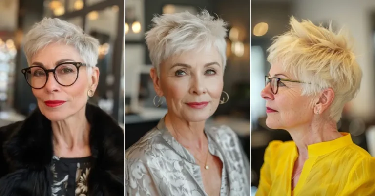 Short Spiky Haircuts For Women Over 60
