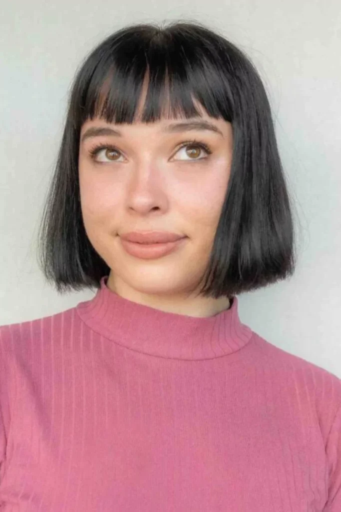 Timeless Short Bob and Bangs
