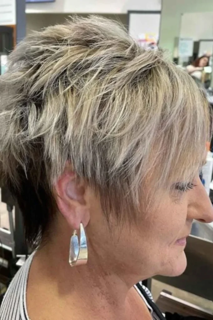 Youthful Short Spiky Pixie
