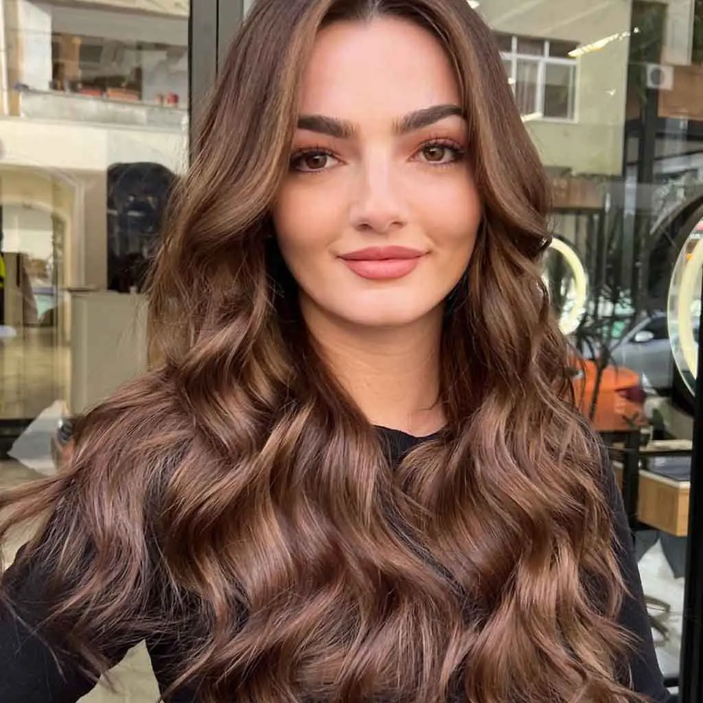 Caramel Brown Long Hair