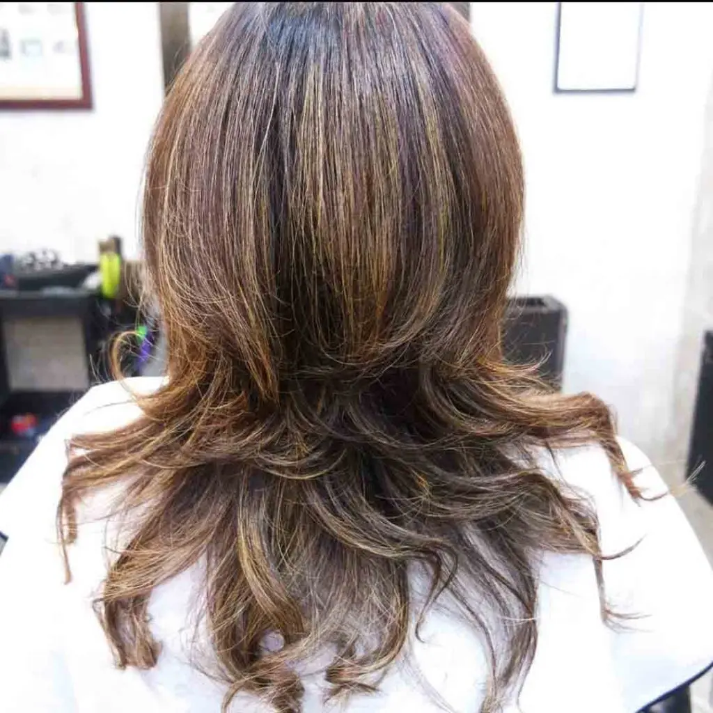 Shaggy Octopus Cut on Medium Length Hair