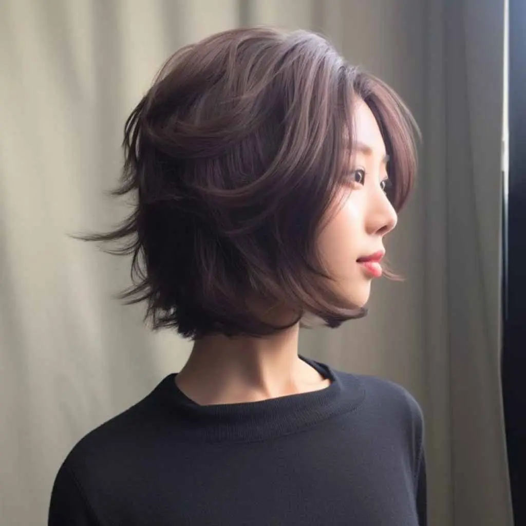 Short Fluffy Shaggy Wolf Cut