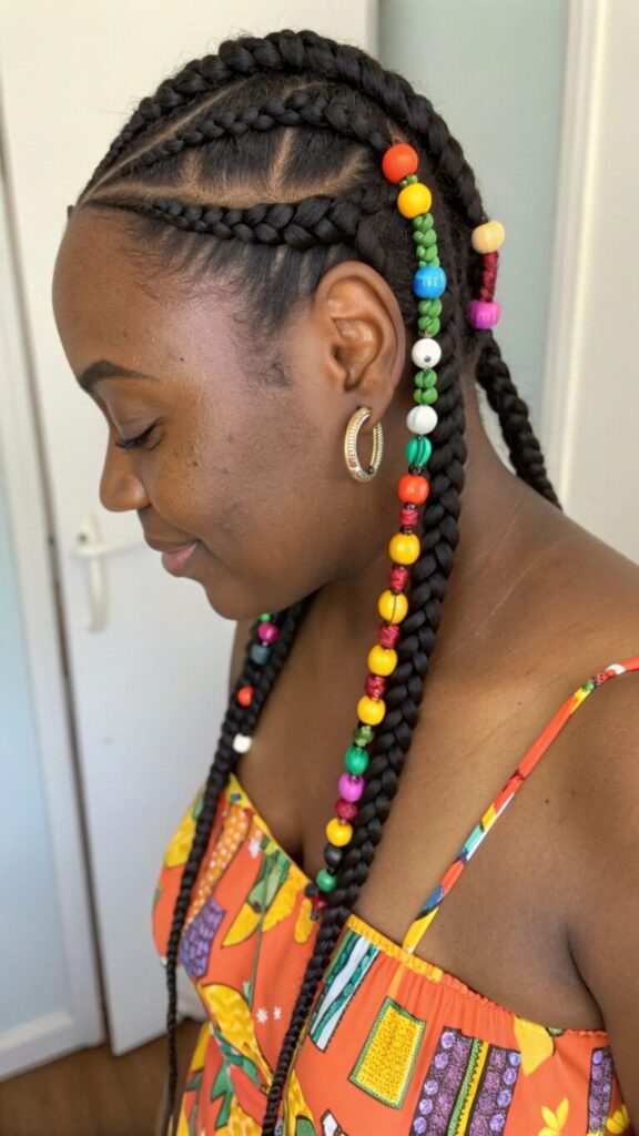 Two Braids with Beads