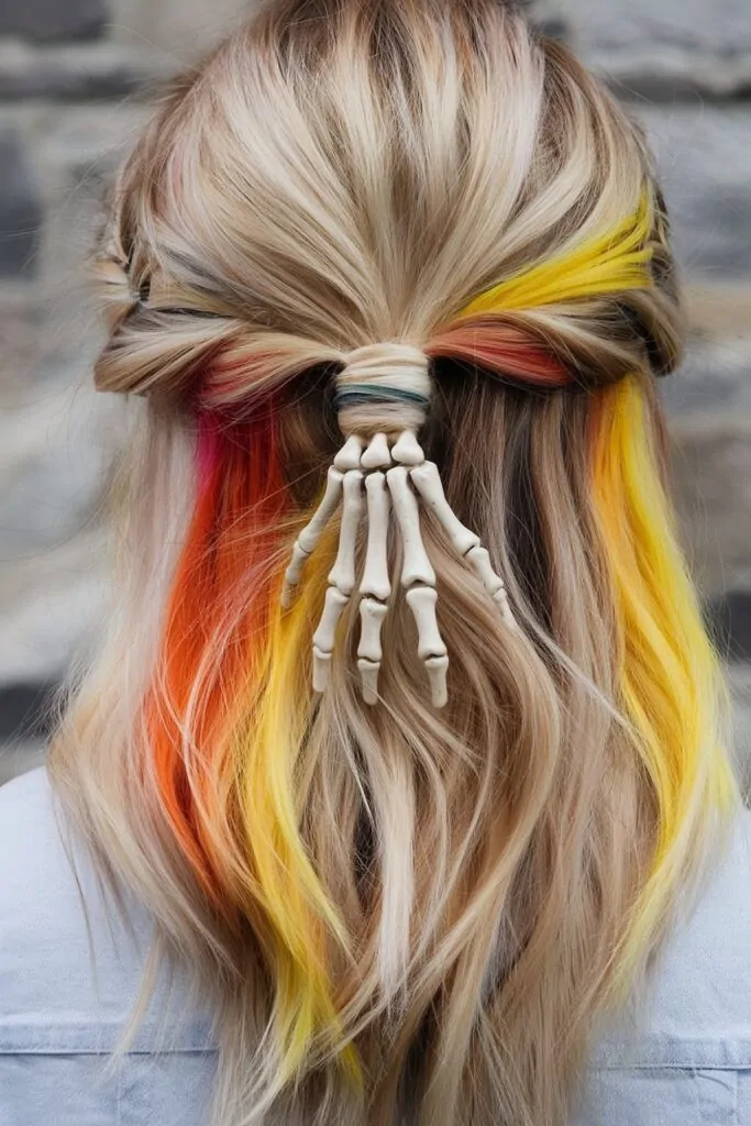 Halloween Hair Color Idea for Blondes