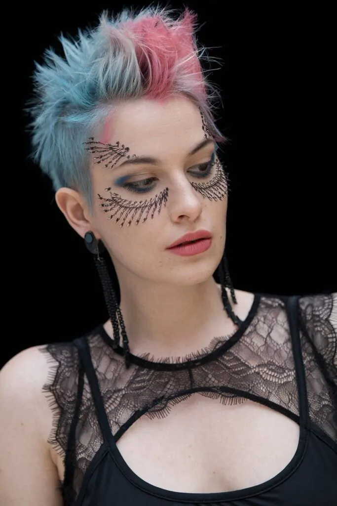 Halloween Hair Color Idea for Pixie