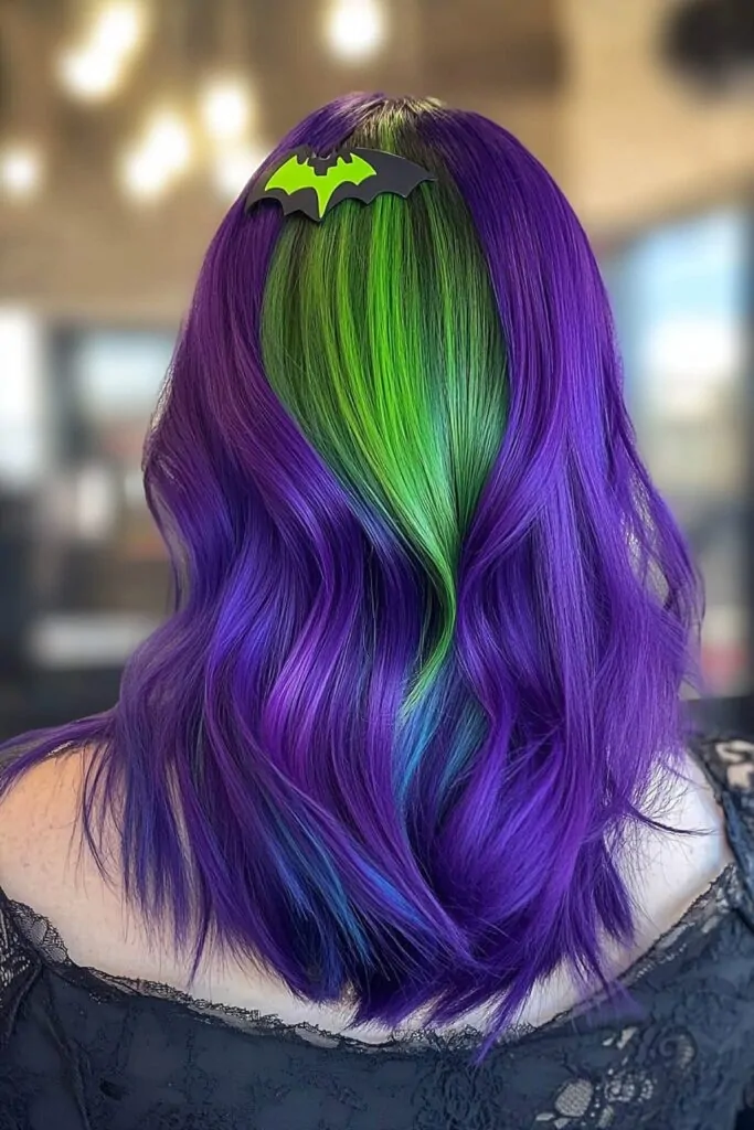 Purple Halloween Hair Color